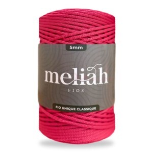 Fio unique classique 5mm Meliah cor penelope com 500g/185m