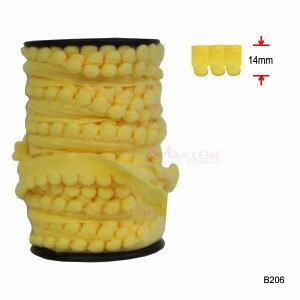 Pompom rígido com 10m 9022/1 Britânia