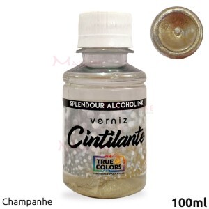 Verniz cintilante com 100ml True Colors