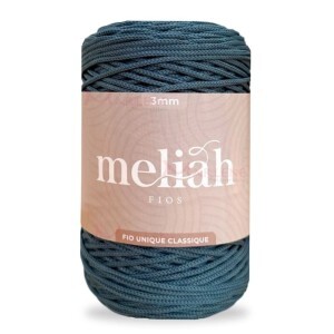 Fio unique classique 3mm Meliah cor deep blue com 500g/300m