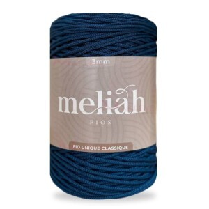 Fio unique classique 3mm Meliah cor petróleo com 500g/300m