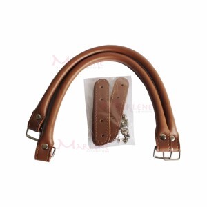 Alça de bolsa de mão caramelo 1 par