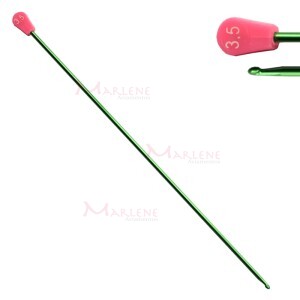 Agulha de crochê tunisiana nº3,5 27cm