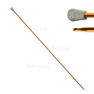 Agulha de crochê tunisiana nº3 35cm