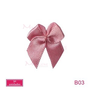 Laço de cetim comum  nº1 com 50 unidades 10mm