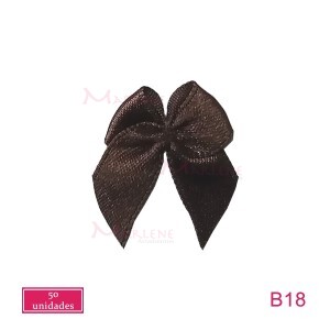 Laço de cetim comum  nº1 com 50 unidades 10mm