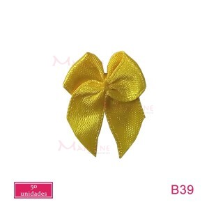 Laço de cetim comum  nº1 com 50 unidades 10mm