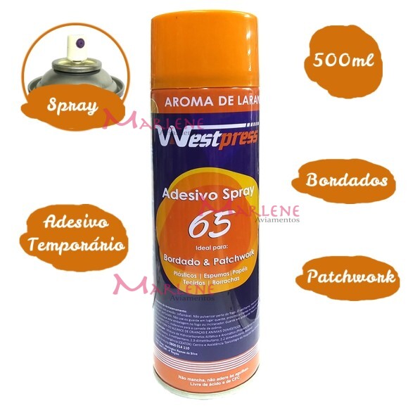 Cola temporária spray 500ml aroma de laranja Westpress