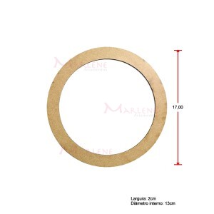Argola MDF 17cm