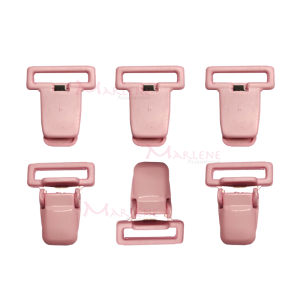 Prendedor jacaré suspensório 25mm 6 unidades cores