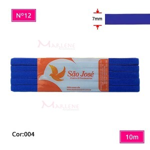 Elástico São José nº12 7mm com 10m colorido