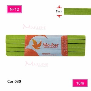 Elástico São José nº12 7mm com 10m colorido