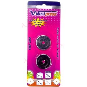 Lâmina refil 28mm Westpress com 2 unidades