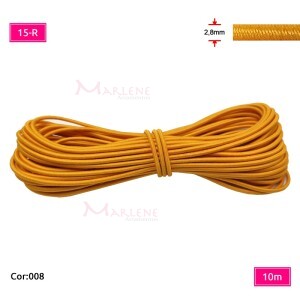 Elástico roliço colombe São José 2,8mm com 10m 15R colorido