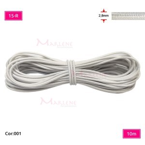 Elástico roliço colombe São José 2,8mm com 10m 15R colorido