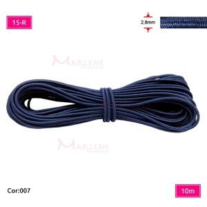 Elástico roliço colombe São José 2,8mm com 10m 15R colorido