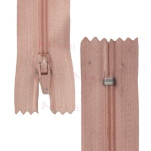 Zíper de nylon fino 15cm unidade