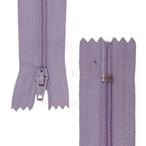 Zíper de nylon fino 15cm unidade
