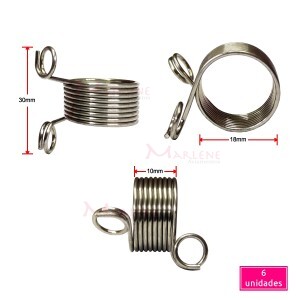 Kit dedal para tricô com 6 peças