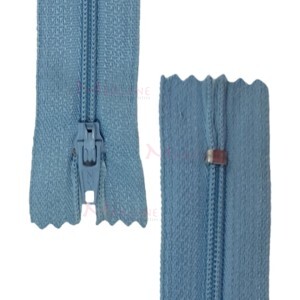 Zíper de nylon fino 15cm unidade