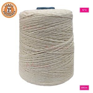 Barbante crú nº4 600g com 890m Piratininga