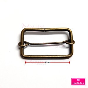 Regulador com passante 40mm ouro velho 10 unidades