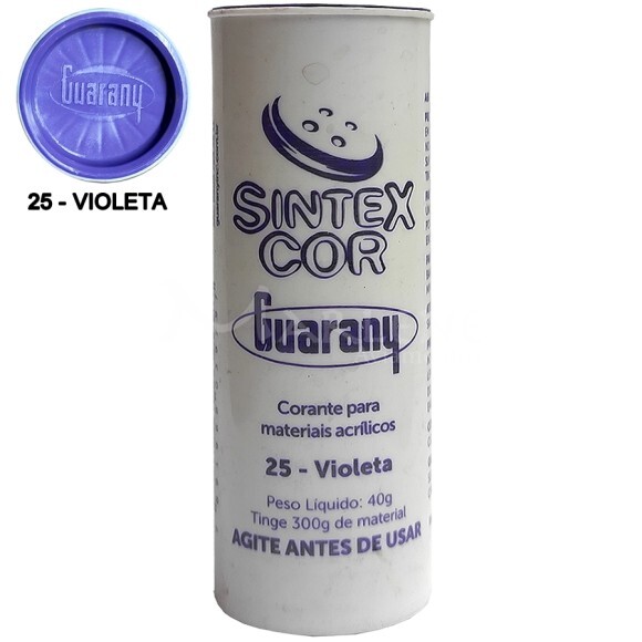 Corante Guarany Sintexcor violeta 40g