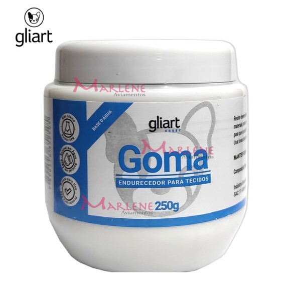 Goma endurecedora para tecidos 250g Gliart