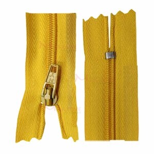 Zíper de nylon fino 40cm unidade