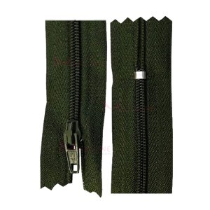 Zíper de nylon fino 40cm unidade