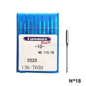 Agulha nº18 para máquina doméstica