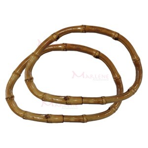 Alça bambu para bolsa 15cmx12cm RO.150870 par