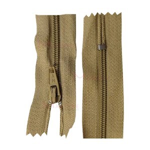 Zíper de nylon fino 40cm unidade