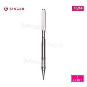 Agulha ponto ajour nº14 2040 singer para máquina doméstica unidade