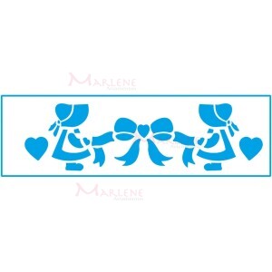 Stencil STE 28,6X8,4cm Litoarte