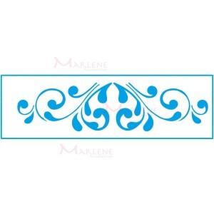 Stencil STE 28,6X8,4cm Litoarte