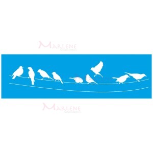 Stencil STE 28,6X8,4cm Litoarte