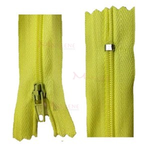 Zíper de nylon fino 50cm unidade