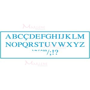 Stencil STE 28,6X8,4cm Litoarte