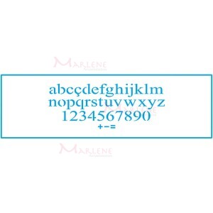 Stencil STE 28,6X8,4cm Litoarte