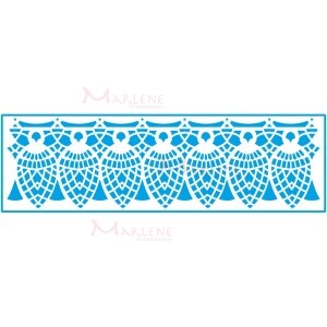 Stencil STE 28,6X8,4cm Litoarte