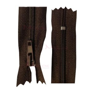 Zíper de nylon fino 50cm unidade