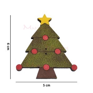 Botões MDF grandes unidade