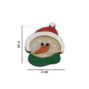 Botões MDF pequenos unidade