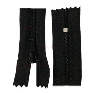 Zíper de nylon fino 50cm unidade