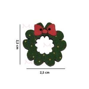 Botões MDF pequenos unidade
