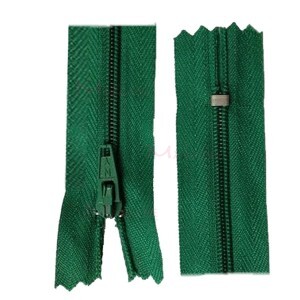 Zíper de nylon fino 60cm unidade