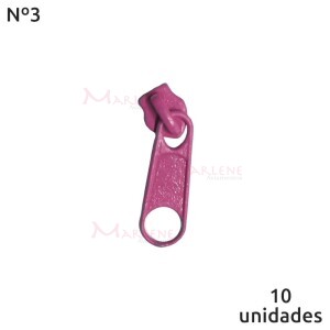 Cursor nº3 comum  com 10 unidades colorido metal