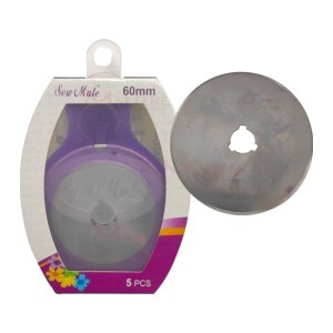 Kit Lâmina refil 60mm com 5 unidades no estojo