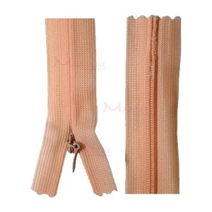Zíper de nylon invisível 20cm unidade